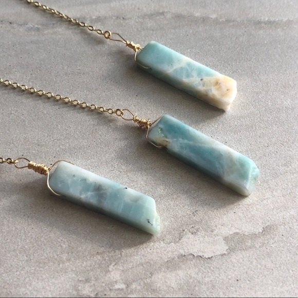 ❗️LAST❗️Amazonite Boho Lariat Necklace - Picture 5 of 7